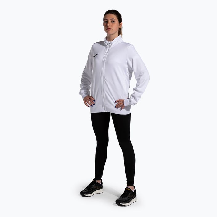 Női Joma Winner II Full Zip futó melegítőfelső fehér 4