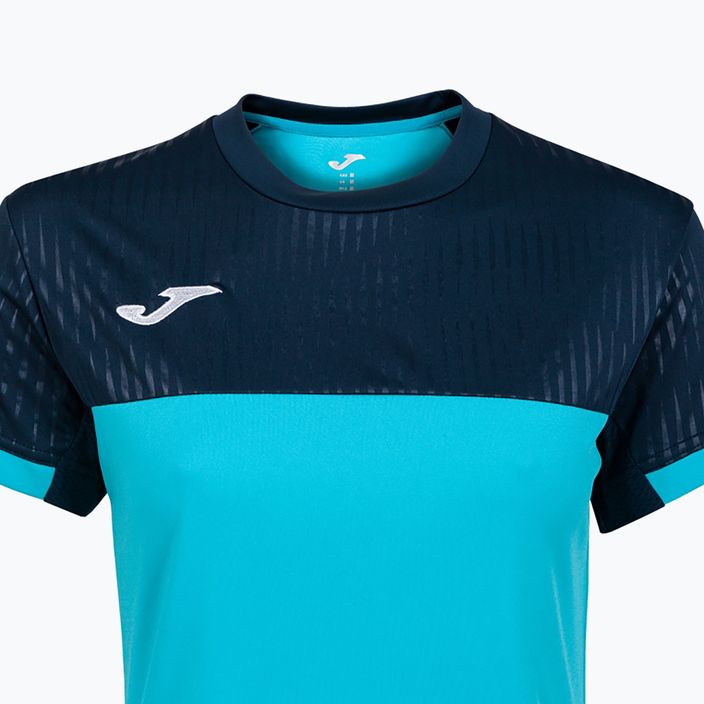 Joma Montreal SS fluor türkiz/tengerészkék póló 8