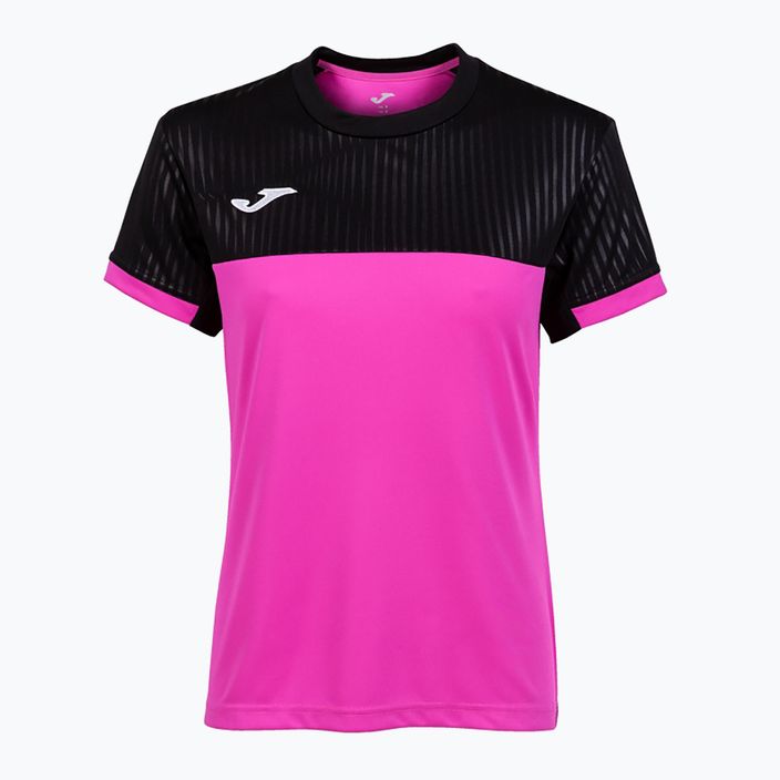 Joma Montreal SS fluor rózsaszín/fekete póló 4