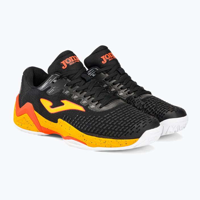Joma T.Ace 2301 férfi teniszcipő fekete és narancssárga TACES2301T 4