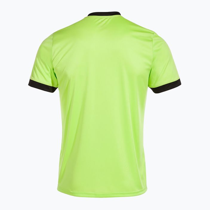 Férfi tenisz póló Joma Court lime/fekete 6