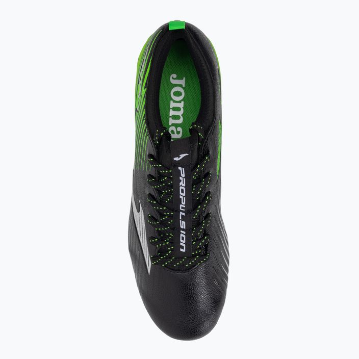 Joma Propulsion Cup FG fekete/zöld fluor férfi futballcipő 6