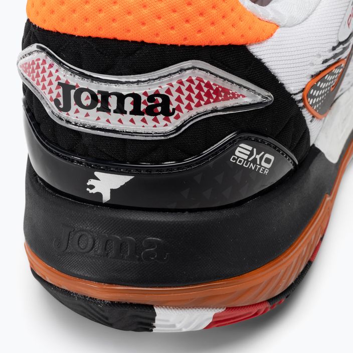 Férfi teniszcipő Joma Point fehér/fekete/narancssárga 9