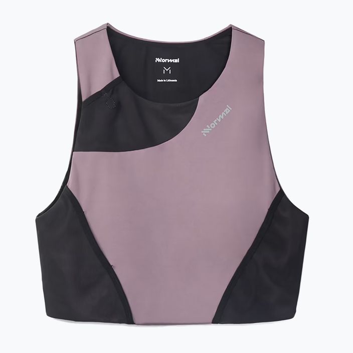 Női futó felső NNormal Trail Cropped Top lila 6