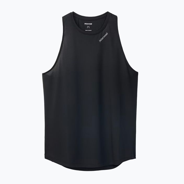 Női futó tank top NNormal Race Tank fekete