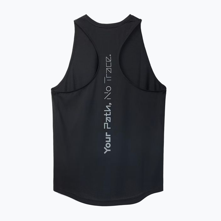 Női futó tank top NNormal Race Tank fekete 2