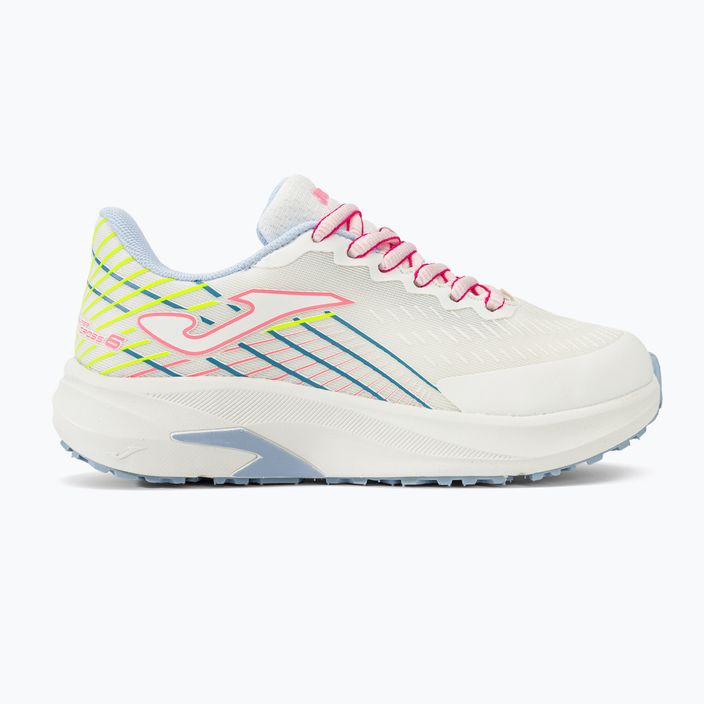 gyermek futócipő Joma Super Cross white sky/blue pink 2