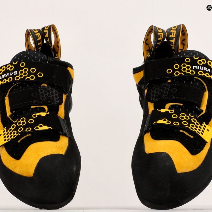 LaSportiva Miura VS férfi hegymászó cipő fekete/sárga 40F999100 18