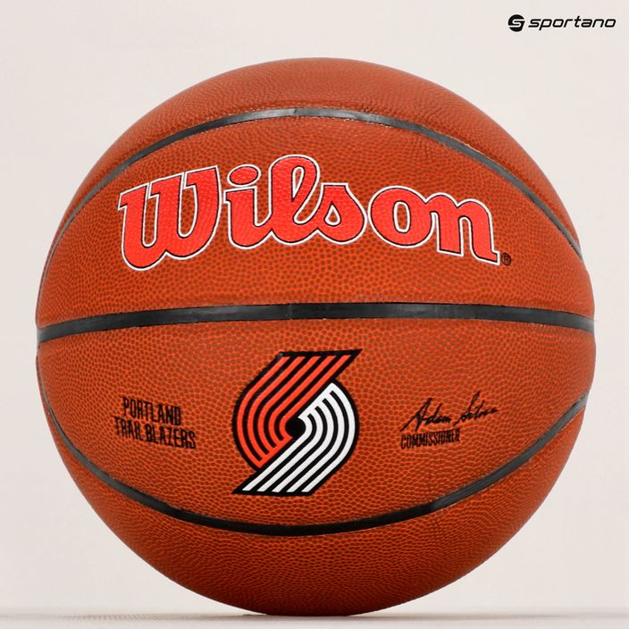 Wilson NBA csapatszövetség Portland Trail Blazers kosárlabda barna WTB3100XBPOR 6