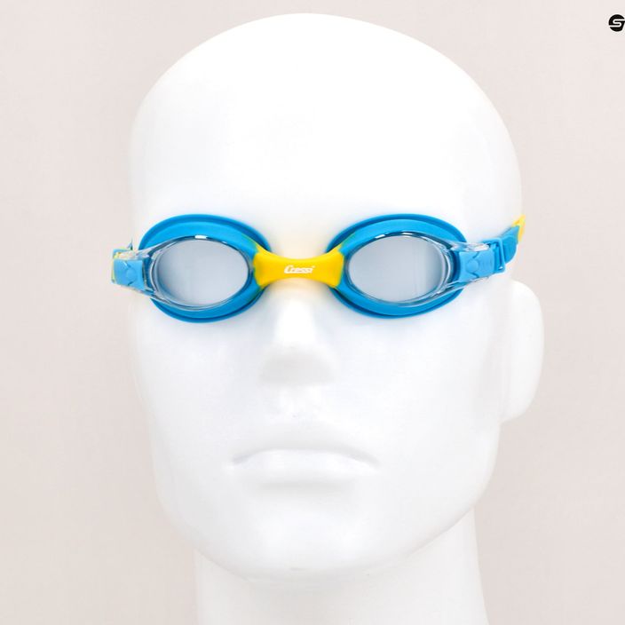 Cressi Dolphin 2.0 gyermek úszószemüveg kék és sárga USG010210 7