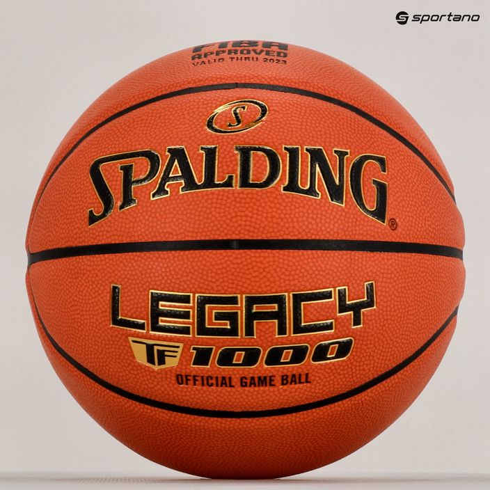 Spalding TF-1000 Legacy Logo FIBA kosárlabda narancssárga 76963Z 5