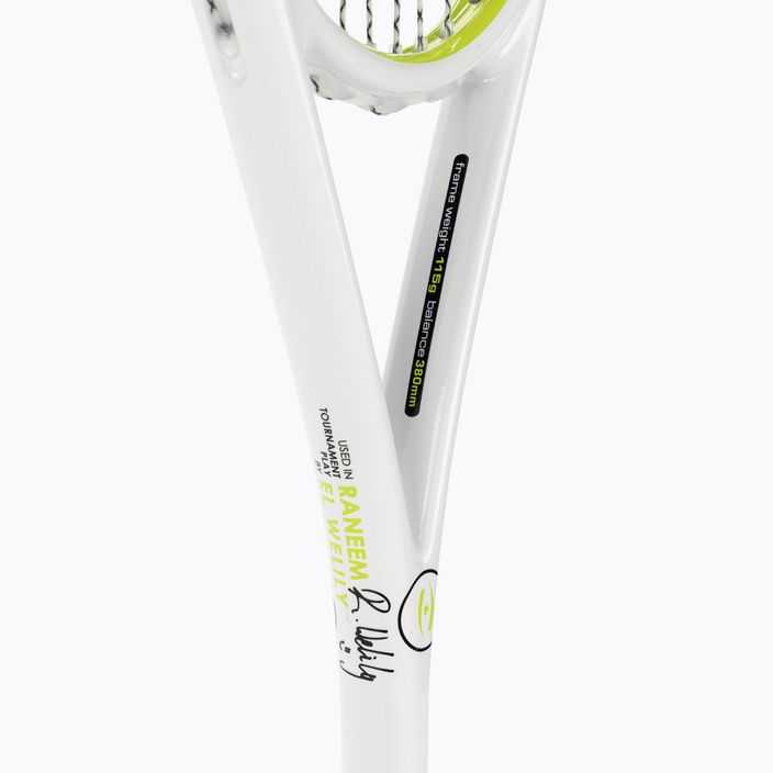 squash ütő Harrow Vapor 115 Raneem El Welily Signature white/lime 4