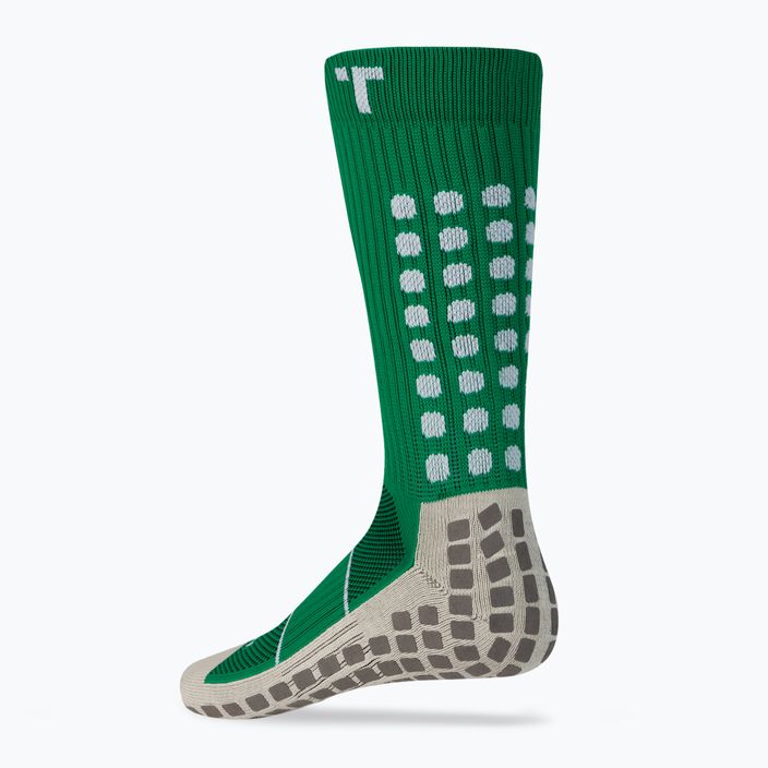 TRUsox Középső lábszárközép vékony futball zokni Zöld 3CRW300STHINGREEN 2