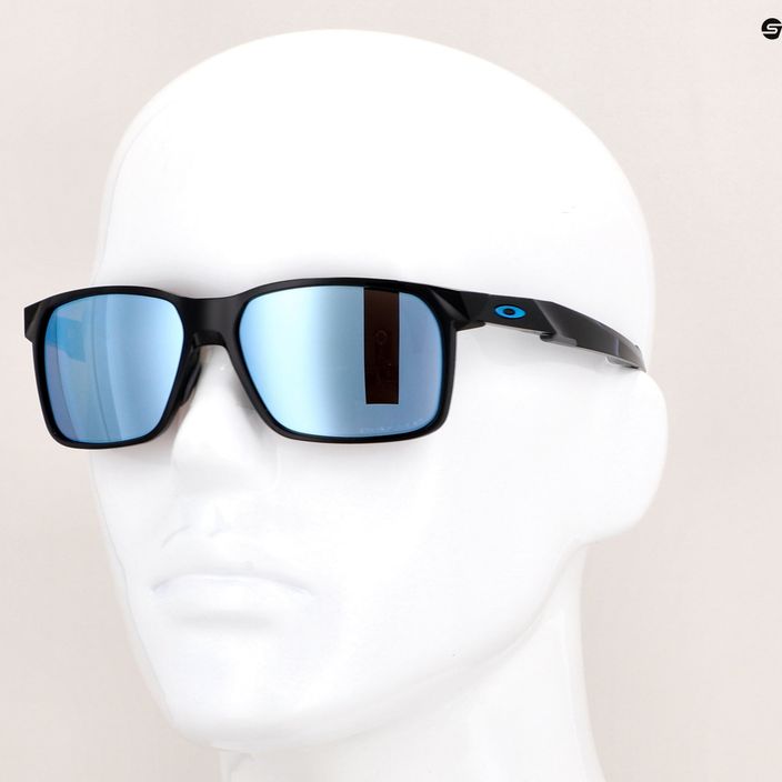 Oakley Portal X napszemüveg polírozott fekete/prizm mély víz polarizált 14