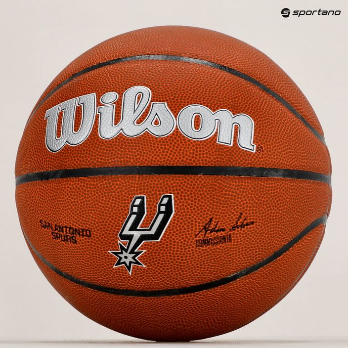 Wilson NBA Team Alliance San Antonio Spurs kosárlabda barna WTB3100XBSAN 6