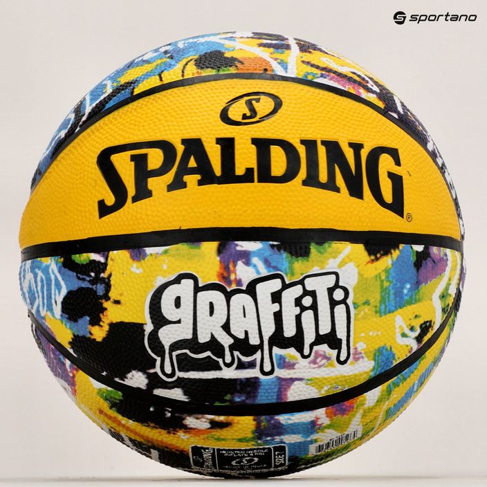 Spalding Graffiti 7 kosárlabda zöld/sárga 2000049338 6
