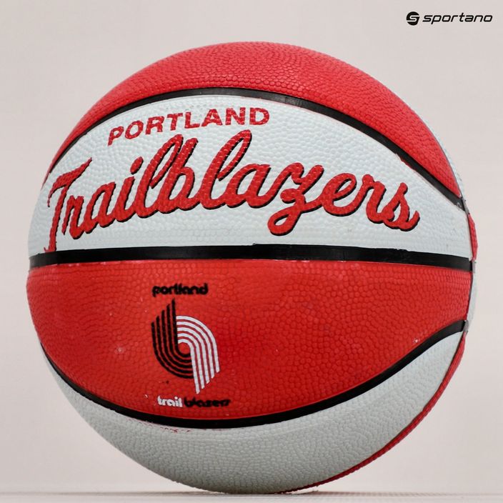 Mini kosárlabda Wilson NBA csapat Retro Mini Portland Trail Blazers piros WTB3200XBPOR 5