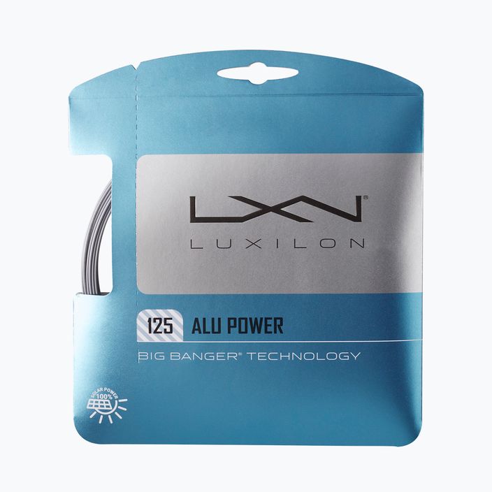 Luxilon BB Alu Power Tenisz húr 1.25 mm ezüst WRZ9951SI WRZ9951SI