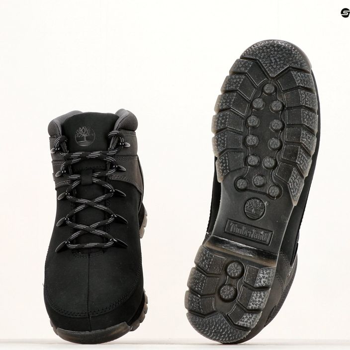 Timberland férfi Euro Sprint Hiker fekete nubuk/sötét szürke cipő 14
