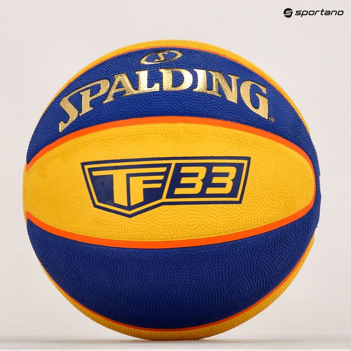 Spalding TF-33 Hivatalos kosárlabda sárga 84352Z 5