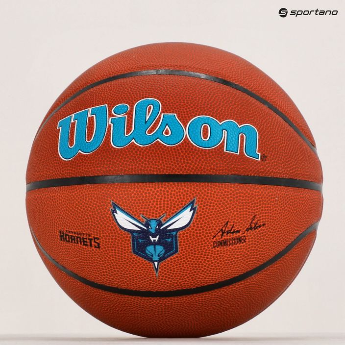 Wilson NBA Team Alliance Charlotte Hornets kosárlabda barna WTB3100XBCHA 6