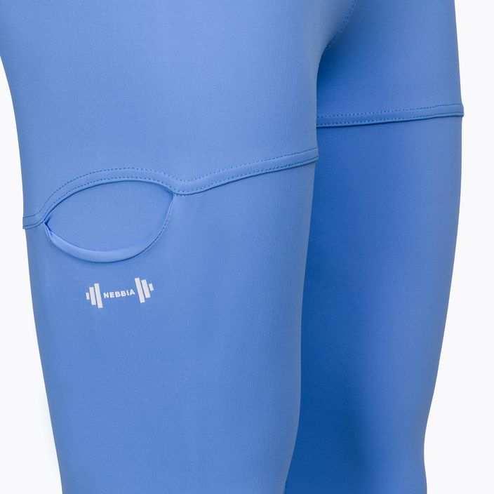 Női leggings NEBBIA Active High-Waist Smart Pocket kék 4022420 4