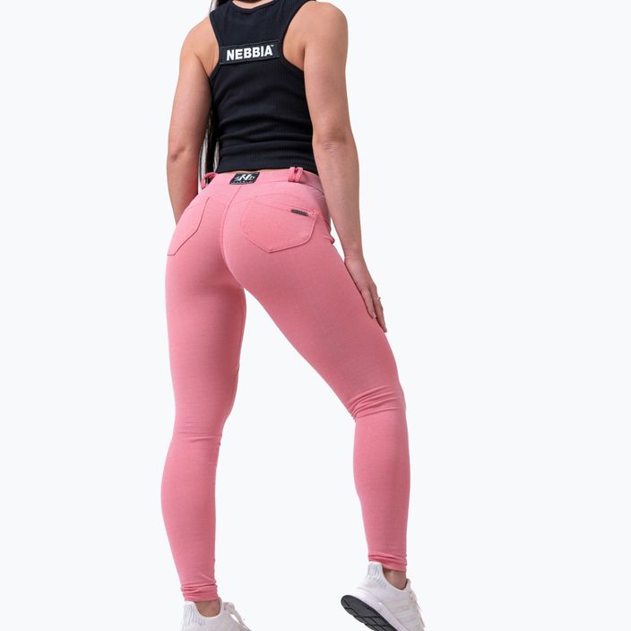 Női nadrág NEBBIA Dreamy Edition Bubble Butt rózsaszínű nadrág 4
