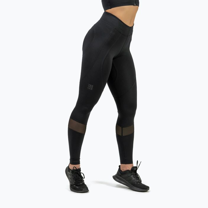Női edző leggings NEBBIA Heart-Shaped Intense fekete/arany női edző leggings 4
