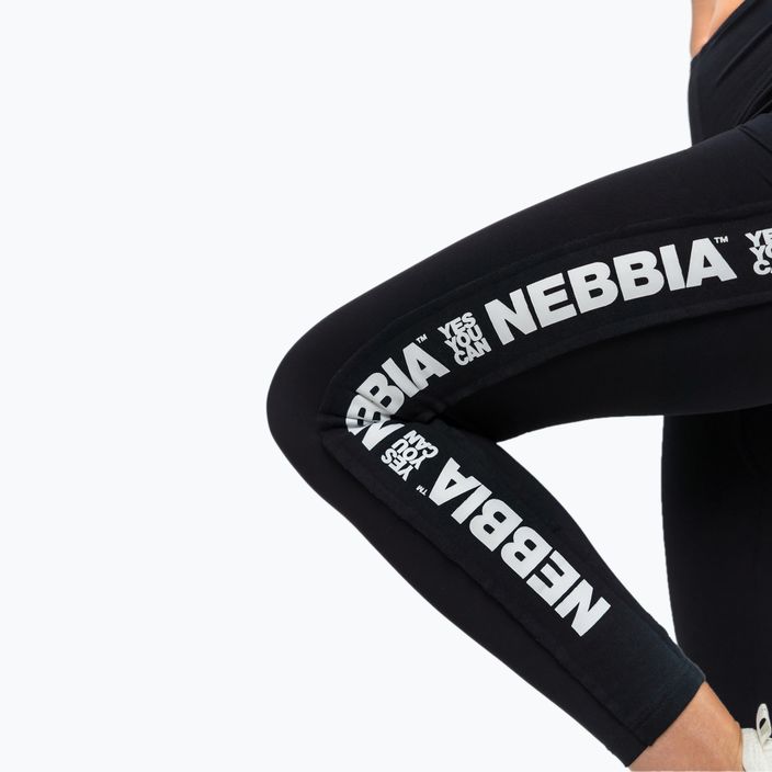 Női edző leggings NEBBIA Iconic fekete 6