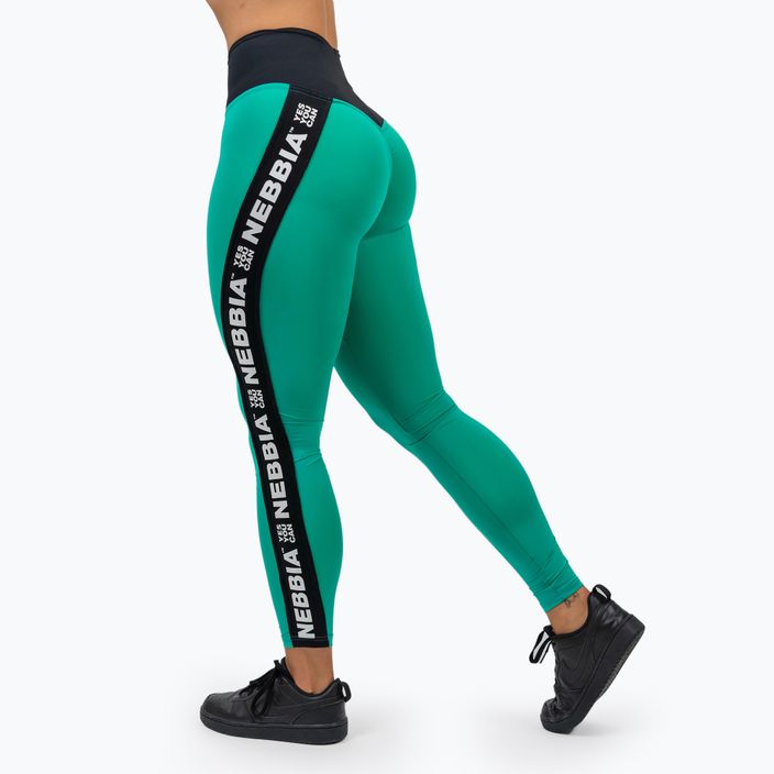 Női edző leggings NEBBIA Iconic zöld 3