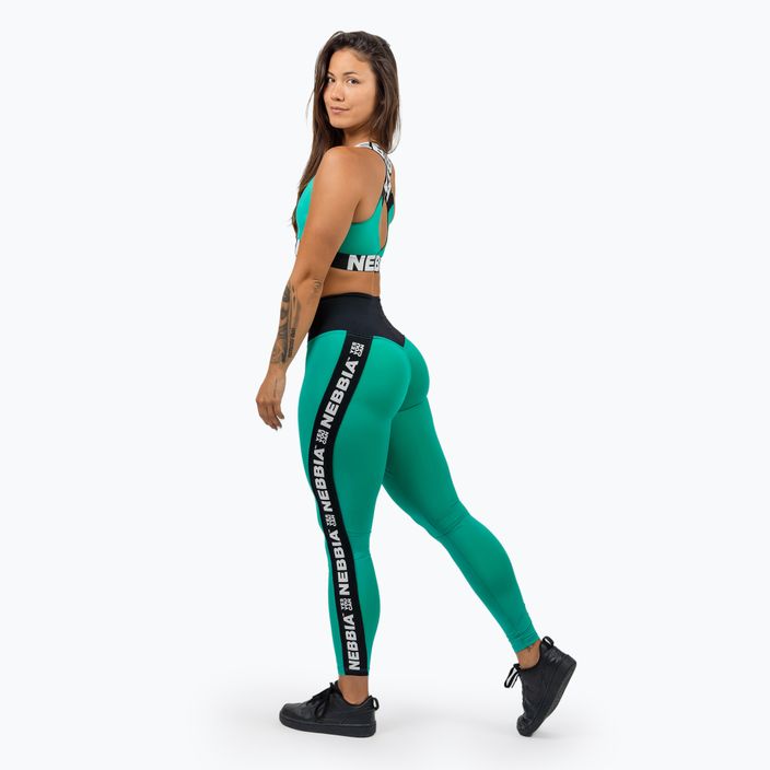 Női edző leggings NEBBIA Iconic zöld 4