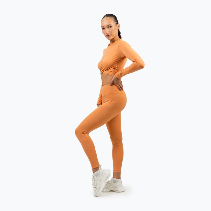 Női edző leggings NEBBIA Elevated narancssárga 2