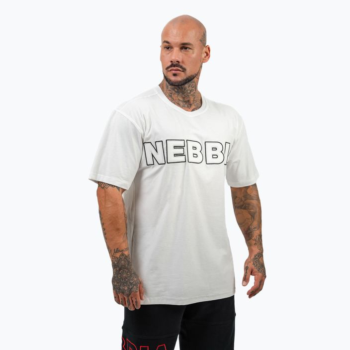 NEBBIA Legacy férfi póló fehér
