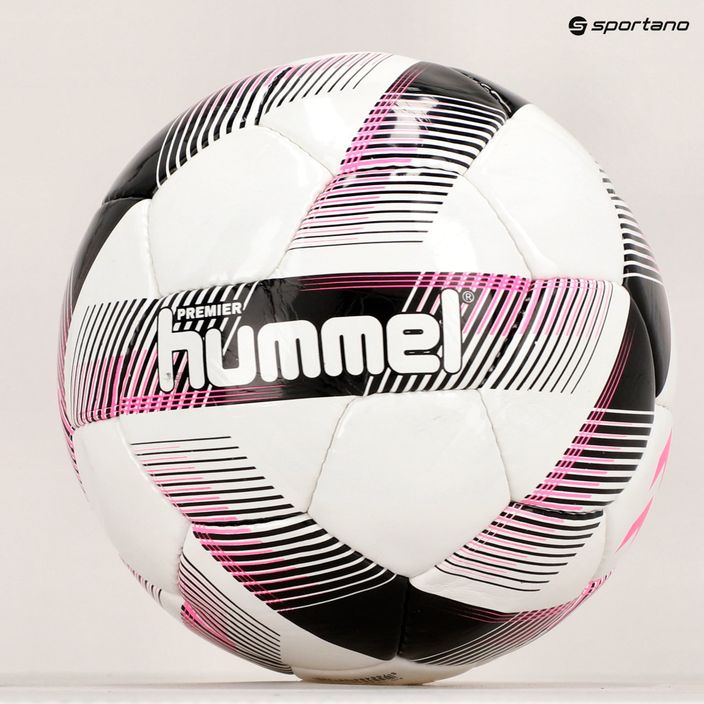 Hummel Premier FB labdarúgó fehér/fekete/rózsaszín 4-es méret 5