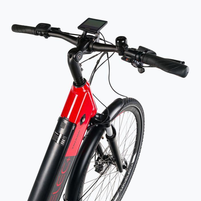 LOVELEC elektromos kerékpár Triago Low Step 16Ah szürke-piros B400358 4