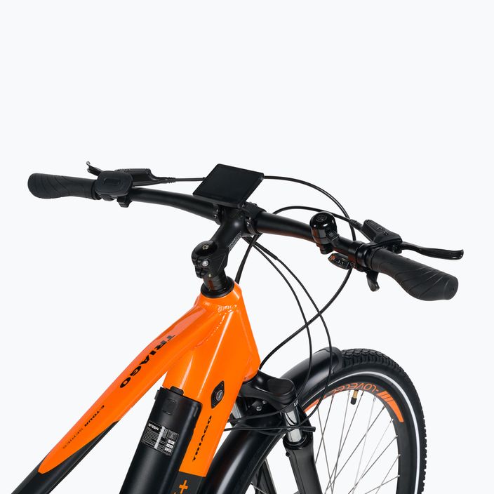 LOVELEC elektromos kerékpár Triago Man 16Ah szürke-piros B400359 4