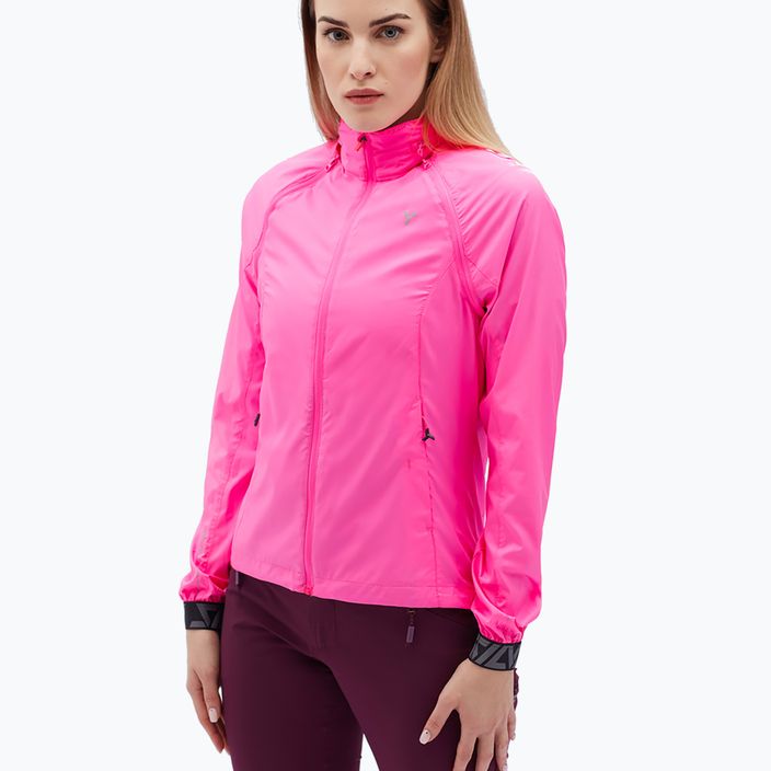 Női kerékpáros kabát SILVINI Vetta rózsaszín 3120-WJ1623/90901