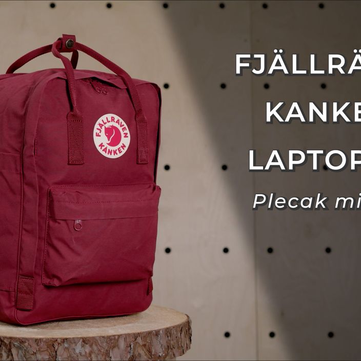 Fjällräven Kanken Laptop hátizsák 15  fekete F23524 10