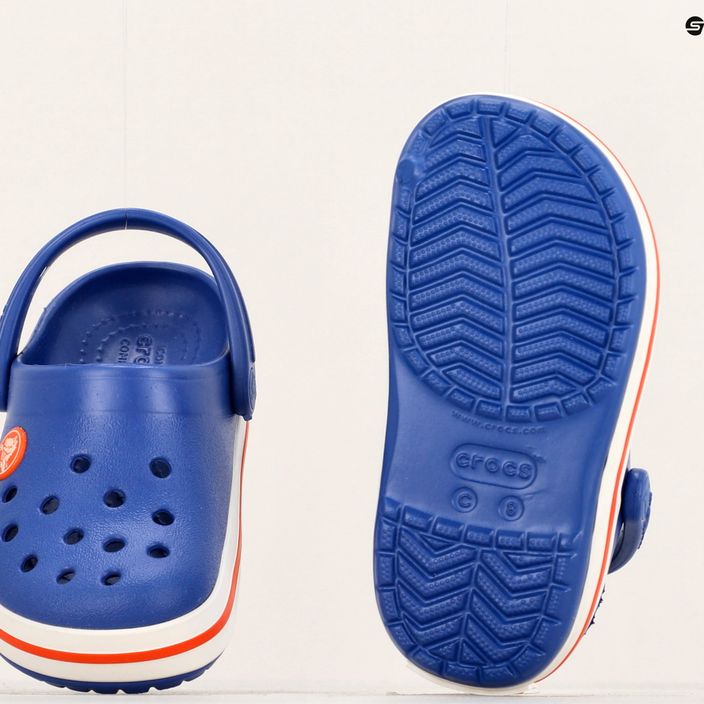 Gyermek Crocs Crocband Clog flip-flop 207005 kék cerulean kék 12