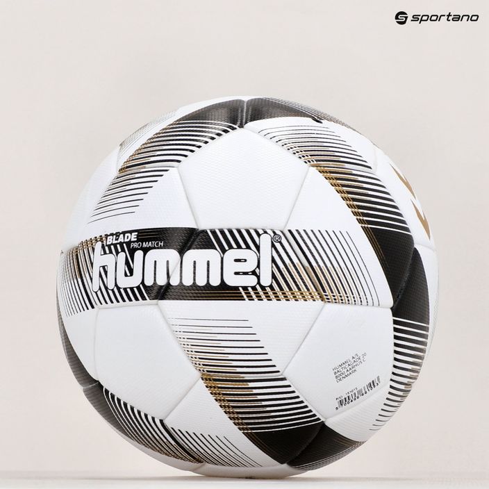 Hummel Blade Pro Match FB labdarúgó fehér/fekete/arany méret 5 6