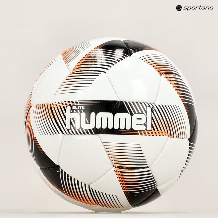 Hummel Elite FB labdarúgó fehér/fekete/ezüst 4-es méret 6