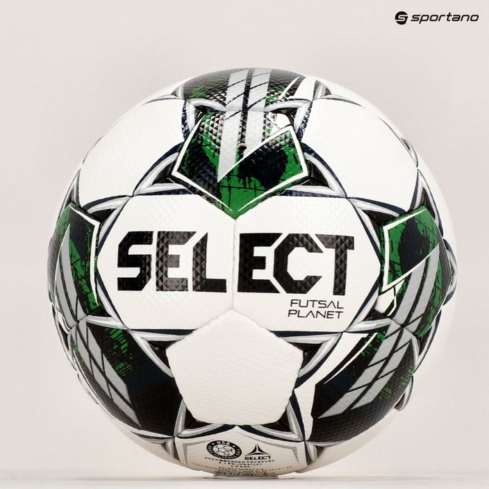 SELECT Futsal Planet V22 Fifa labdarúgó fehér és zöld 310013 5