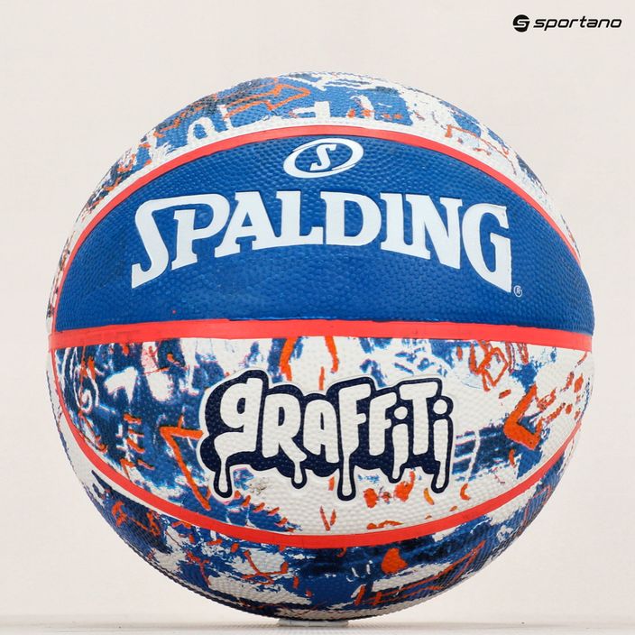 Spalding Graffiti 7 kosárlabda kék és piros 84377Z 6