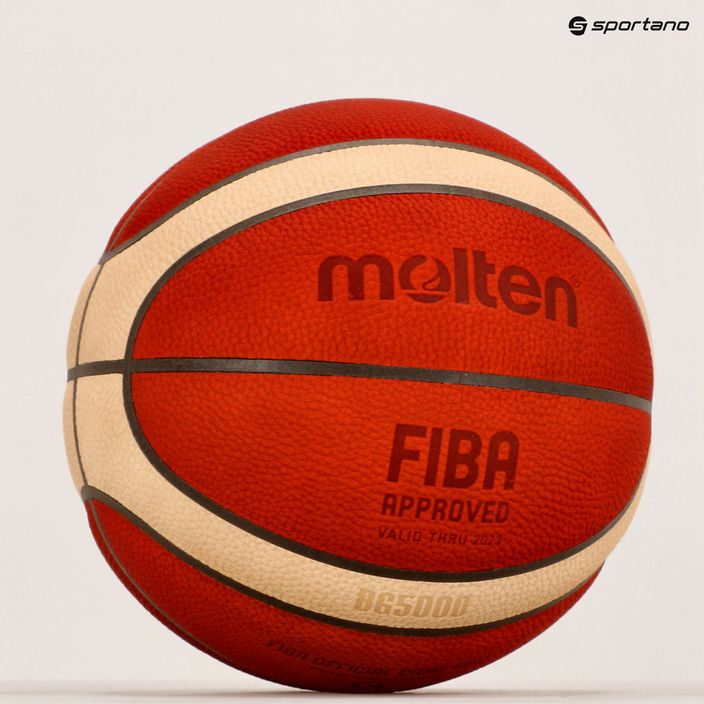 Molten FIBA narancssárga kosárlabda B6G5000 4