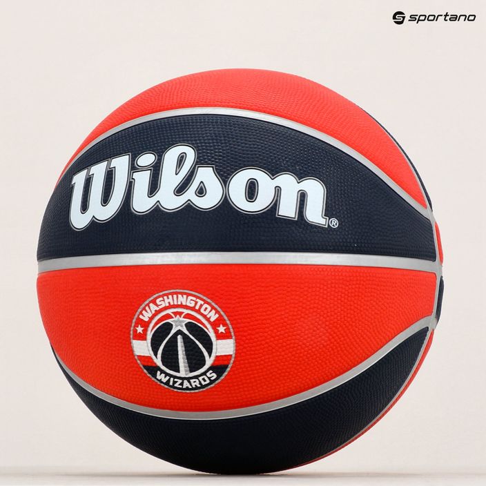 Wilson NBA Team Tribute Washington Wizards kosárlabda piros WTB1300XBWAS 7