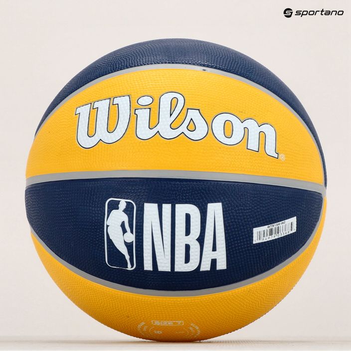 Wilson NBA Team Tribute kosárlabda Indiana Pacers sárga WTB1300XBIND 6