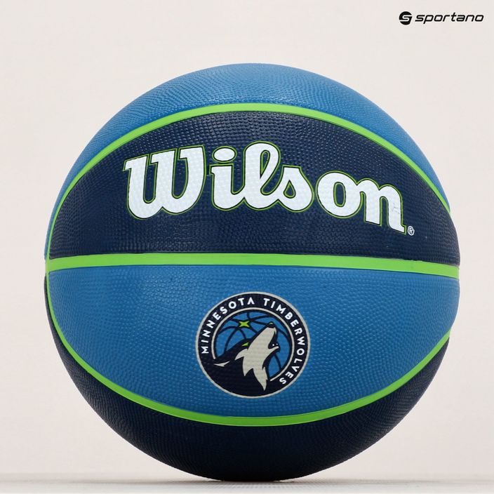 Wilson NBA Team Tribute kosárlabda Minnesota Timberwolves kék WTB1300XBMIN 5