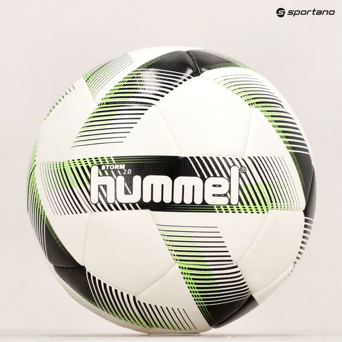 Hummel Storm 2.0 FB labdarúgó fehér/fekete/zöld méret 5 5