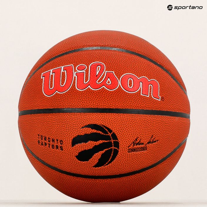 Wilson NBA Team Alliance Toronto Raptors kosárlabda barna WTB3100XBTOR 6