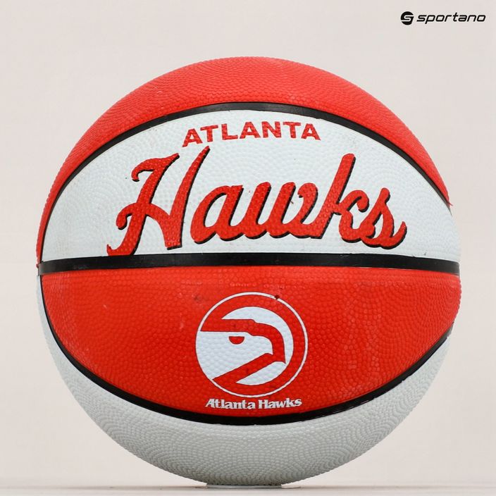 Mini kosárlabda Wilson NBA csapat Retro Mini Atlanta Hawks piros WTB3200XBATL 5